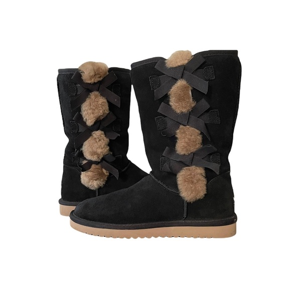 Koolaburra by Ugg Shoes - Koolaburra by UGG Victoria Tall Bootie Black Suede Size 6 Great Condition!